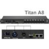 Titan A8 / Streaming ACN to DMX/RDM node1DMX-IN+8DMX-OUT Record any Art-Netstream onto the SD Card