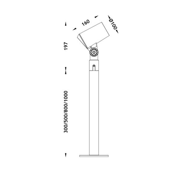 LED Spot Light White/RGBW SP100