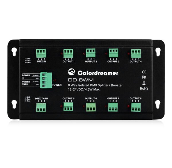 8 Way DMX Splitter/Booster