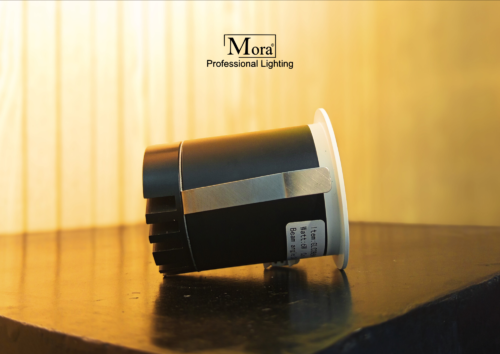 Anti Glare Recessed Downlight Indoor Tampak Samping