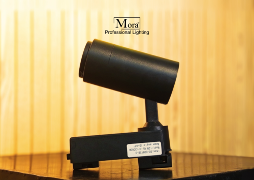 Zoom Track Spotlight Black Tampak Samping