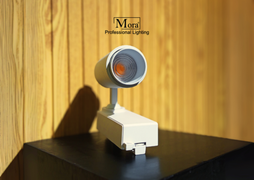 Zoom Track Spotlight White Tampak Depan