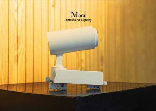 Zoom Track Spotlight White Tampak Samping